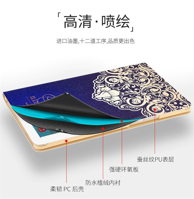 Millet tấm 4 trường hợp 8 inch thay thế 4 mét PAD tablet da holster 2018 thế hệ mới vỏ 4 - Phụ kiện máy tính bảng