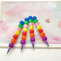 South Korea Smiley pencil candied gourd crayon cute non-sharpened pencil creative stationery student prizes wholesale