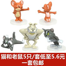 Cat and mouse cake decoration ornaments Tom Jerry Spider-Man Avengers America Captain Puppies