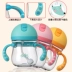 Rikang baby sippy cốc trẻ em học cách uống cốc có tay cầm cốc uống nước chống sặc cho bé mẫu giáo cốc ống hút - Cup / Table ware / mài / Phụ kiện