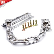 Door lock anti-theft chain safety chain latch stainless steel chain door latch bolt anti-theft buckle Hotel Hotel anti-Leech