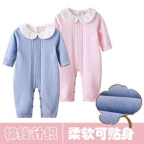 AuroMesa baby jumpsuit knitted wool for boys and girls