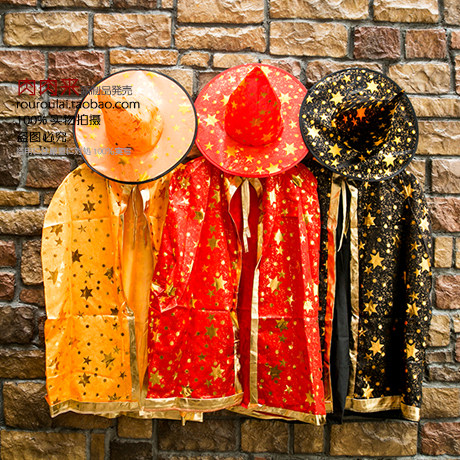 Halloween dress party party wizard Beatles wizard hat decoration festival cosmetic party