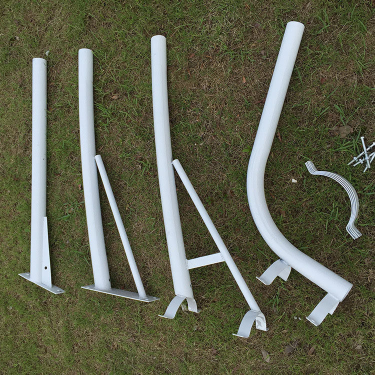 Pick arm street lamp pole utility pole 1 m 1 5 m suction wall holding pole new rural road outdoor street lamp head bracket customization