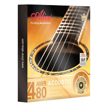 Alice Alice AWR480 Folk Guitar Strings set of 6 wood Guitar Strings Six gamme complète daccessoires de genre