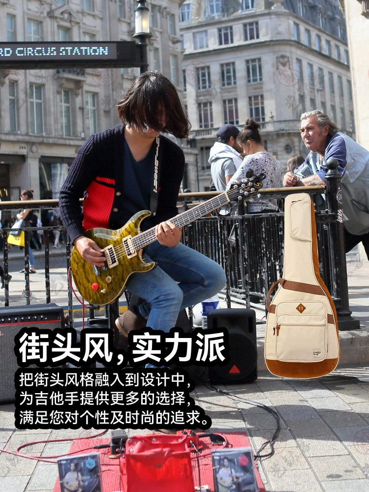 Ibanez Guitar Bag, Special Bag for Folk Electric Guitar, 41inch Bass Universal Backpack Case