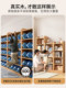 Solid wood corner bookshelf floor-standing storage rack pine narrow slot cabinet children's home storage cabinet living room simple bookcase