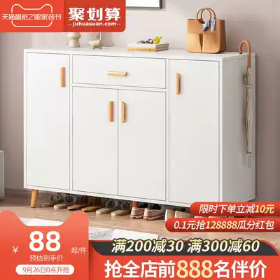 Shoe cabinet home entrance small apartment large capacity balcony storage hall simple modern door outside shoe rack