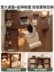 Corner Desk Bookshelf Bookcase Integrated Home Study Desk Semi-Enclosed Bedside Cabinet Bedroom L-Shaped Computer Desk