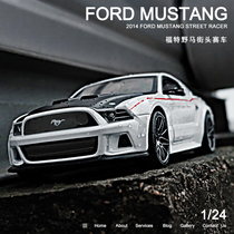 Ford Mustang Mustang Stree tRacer car model simulation alloy ornaments sports car toy collection