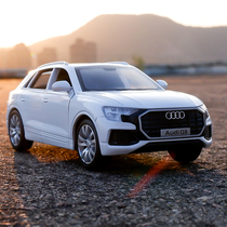 1:36 Q8 car model simulation alloy ornaments childrens toy car boy off-road vehicle open SUV metal car