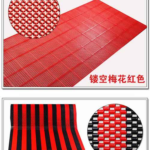 Pvc nhựa chống trượt mat nước mat phòng tắm nhà vệ sinh phòng tắm hành lang lưới rỗng cửa chống trượt mat thảm xốp