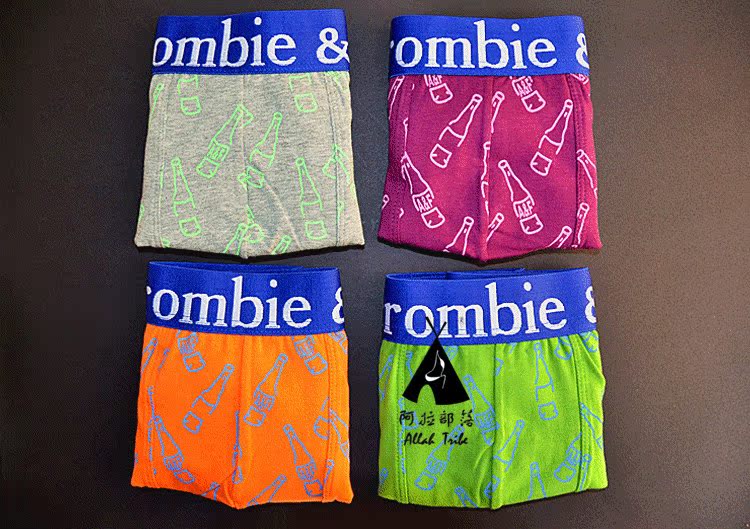 Ala bộ lạc Châu Âu và Châu Mỹ A & F bia chai đồ lót nam cotton boxer tóm tắt hộp quà tặng hươu độc lập đồ lót đẹp