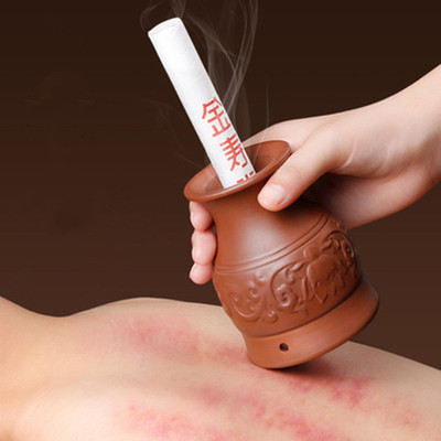 艾条艾灸罐陶瓷艾灸柱盒子随身灸家用熏蒸仪美容院紫砂刮痧工器具