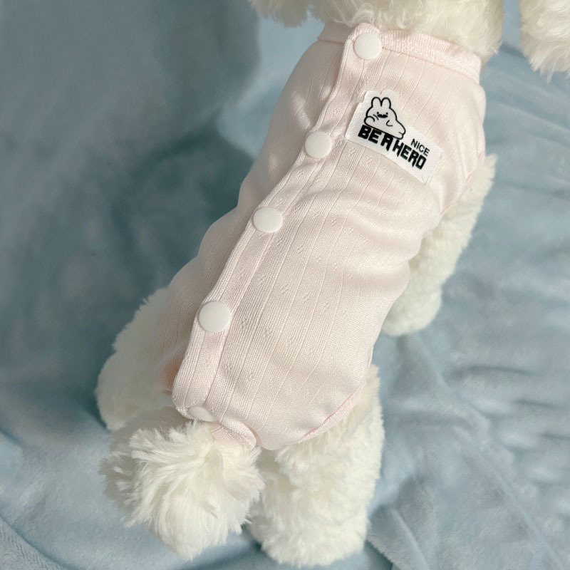 Dog Clothes Summer New Style Belly Protection Air-Conditioned Home Clothes Anti-Licking Clothing Pet Teddy Bichon Anti-Shedding Vest