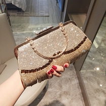 European Station Name Hime Bunbag Women Bag 2021 New Lady Hands With Handbag Inlaid Drill Banquet Bag Dinner bag Wedding Bag