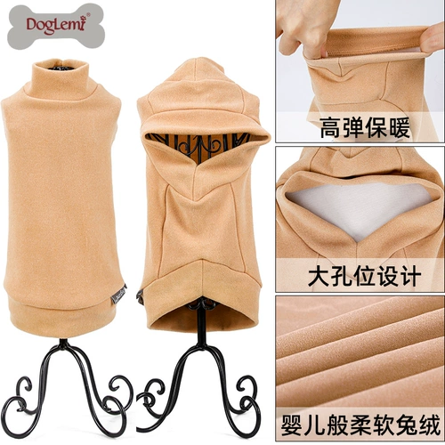 Домашняя одежда для домашних животных, безволосые щенки щенка, осенняя и зимняя теплая одежда, простая плюш кролика, теплая одежда для кошек