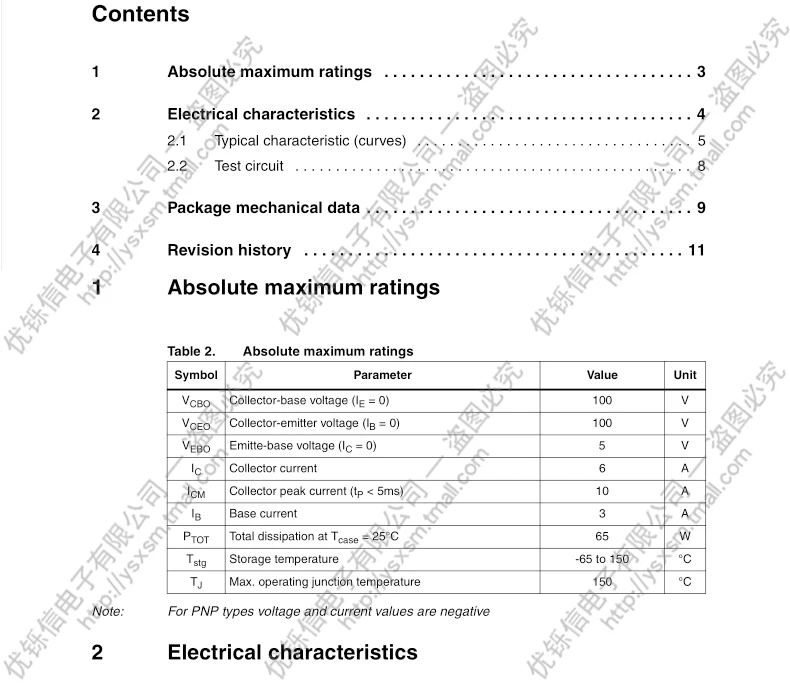 ký hiệu transistor TIP41C TIP42C TO-220 cắm PNP NPN khuếch đại công suất bóng bán dẫn công suất 6A 100V bóng bán dẫn s8550 transistor a1015