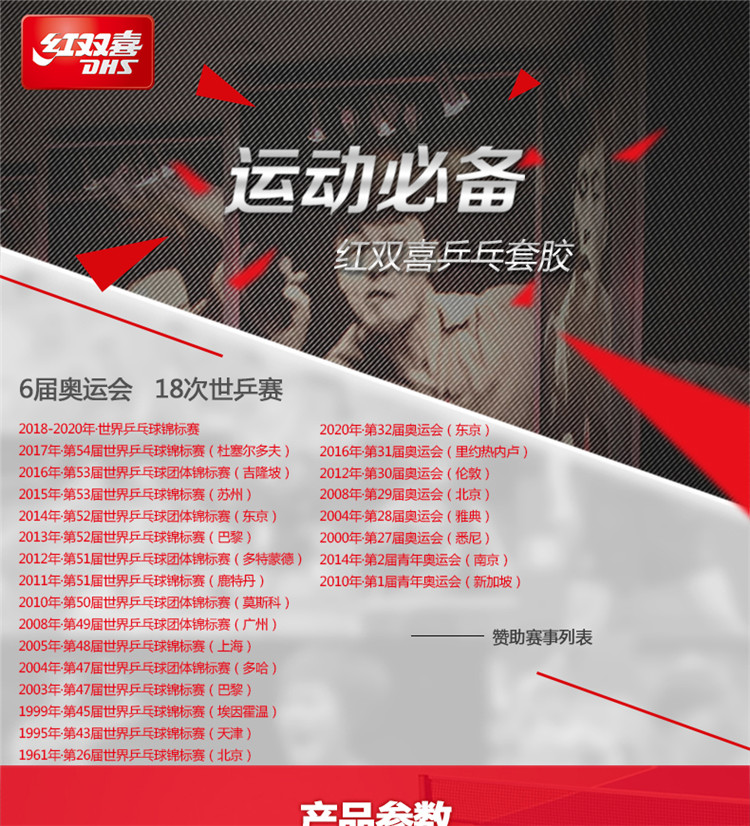 Authentic Double Hạnh phúc Mania 3 Bóng bàn Cao su Bóng bàn Raiders Mania 3 Keo chống cao su giày bóng bàn xịn