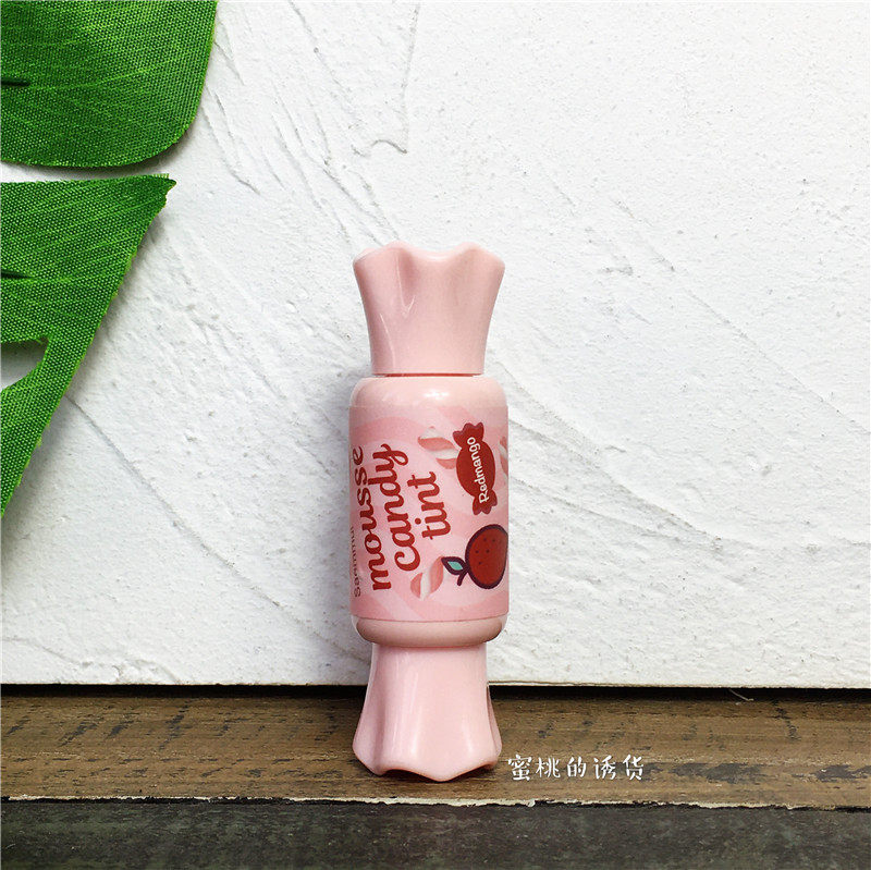 The Saem got fresh candy dyed lip velvet mist not easy to drop the color parity persistent lip glazed lipstick 07