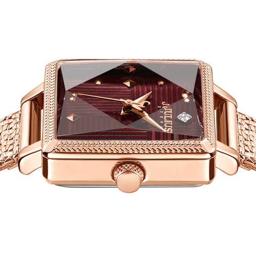 Брендовые модные трендовые квадратные водонепроницаемые часы, простой и элегантный дизайн