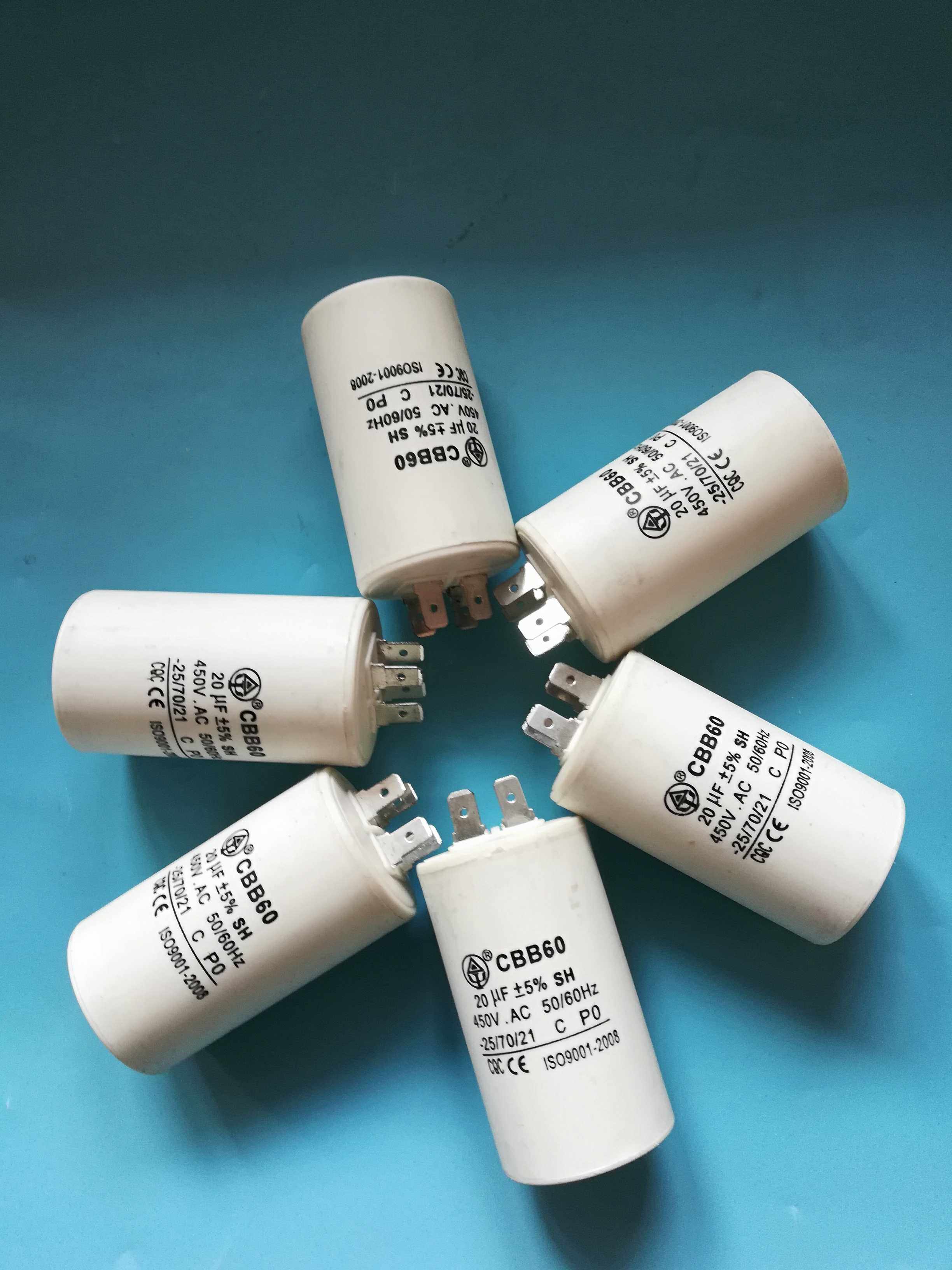 CBB60 washing machine capacitor water pump capacitor capacitor capacitor pressure noodle machine capacitor 14 15 16 17 18 20uf450v