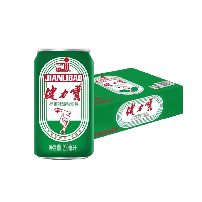 健力宝迷你罐柠蜜味200ml*24罐功能饮料整箱含蜂蜜汽水电解质补水