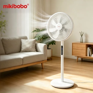 mikibobo7叶遥控落地扇16寸8档静音