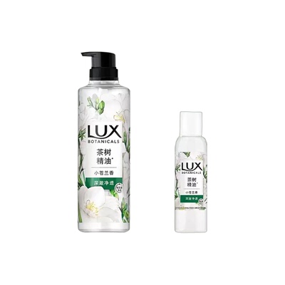 LUX/力士祛痘控油/平滑沐浴露清洁后背鼠尾草鸢尾香氛官方正品