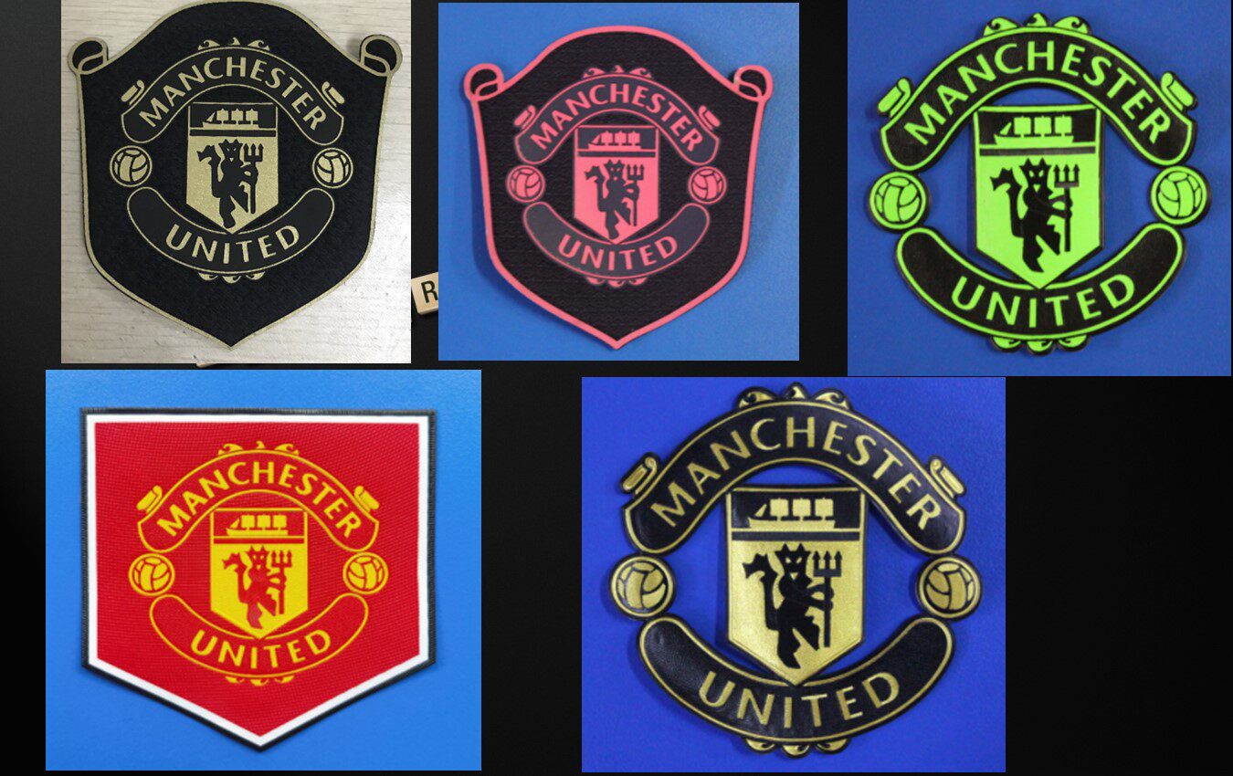 19-20 season Manchester United silicone TPU team logo pink green