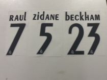 Ultra-A0506 Real Madrid home bronzed transfer machine washable star