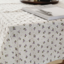 Dressmaking Great Uncle Original New Pint Violet Flowers Original Fresh Field Garden Table Cloth Picnic Mat-style napkin