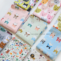 Dressmaking great uncles Nordic boutique all-cotton canvas dining mat Elementary school children Childrens napkin desks small tablecloths 2 pieces