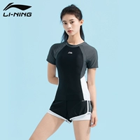 [624 сплит-боксерский купальник - черный и серый] дебют в новом стиле