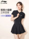 Li-Ning Women's Swimsuit, High-End 2025 New Model, Women's One-Piece Plus-Size Swimsuit for Hot Springs and Swimming Pools