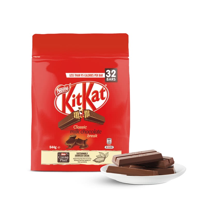 Sam Australia imports chic KitKat wedges chocolate 544g independent packaging casual snacks