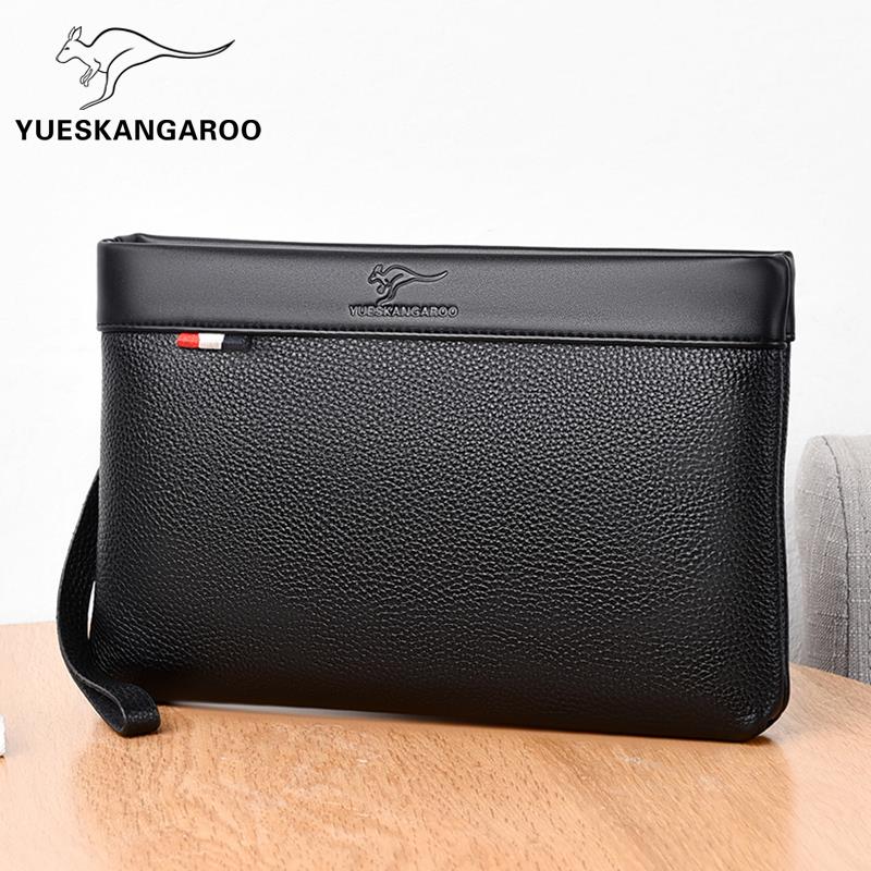 Men's handbag 2020 new fashion wallet Business hand holding clip bag men's bag men's hand grip bag bag