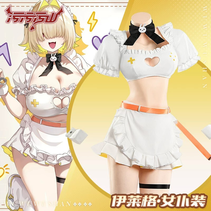 Elegance Nikke Victory Goddess Breedney Taste Master Maid Cos Costume Sexy Outfit