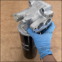 PC400/450-7-8 oil filter assembly including filter element holder and 1341 machine filter maintenance accessories
