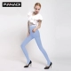 Quần ngủ Ý Panati đẹp chân áp lực vớ vớppipe đùi nữ mùa hè mùa thu và mùa đông mỏng phù nước tất off white