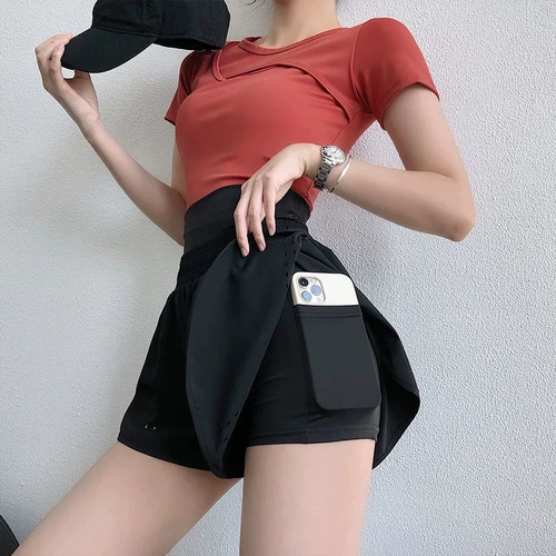 Спортивные шорты, штаны, быстросохнущее защитное белье, комбинезон для отдыха для спортзала, утягивающий пояс на талию, комплект, леггинсы, свободный крой, для бега, высокая талия