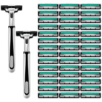 Geely double-blade razor men's manual razor blade old-fashioned 2-layer razor head tool holder package