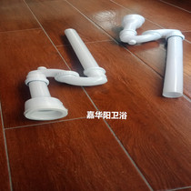 Simple engineering urinal wall-mounted straight drain pipe urinal sewage pipe urinal odor isolation S elbow