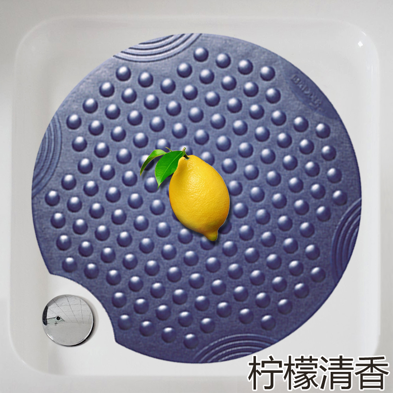 Imported bathroom toilet shower room bathroom massage non-slip mat suction cup non-slip sticker mat bath floor mat round