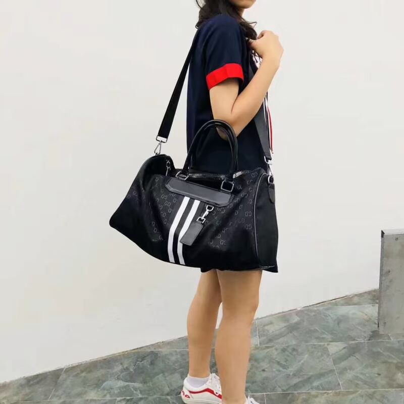 Châu Âu và Hoa Kỳ tên lớn túi du lịch khoảng cách ngắn xách tay công suất lớn nam và nữ túi hành lý vai túi thể dục du lịch lưới màu đỏ - Túi du lịch túi xách du lịch