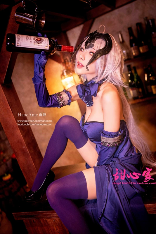 {甜心 家} FGO Jude Alter Black Jude Fate phiên bản tóc dài + tóc giả cosplay tóc ngắn - Cosplay