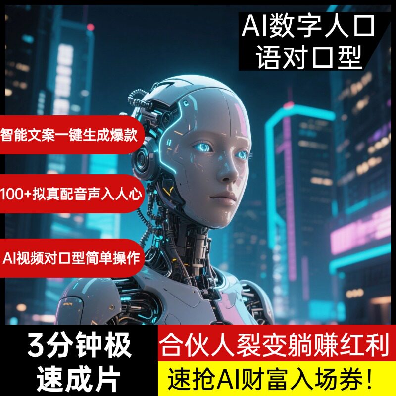 AI数字人小程序短视频+OEM源码贴牌系统！爆款神器来袭，新手也能轻松上手！-AI内容生成工具-淘宝好物网