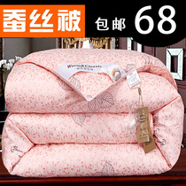Thickened all-cotton mulberry cotton quilted by core 8 10 catties Quilt Winter Warm Spring Autumn Air Conditioning Winter Quilt Winter Special Price Clearance