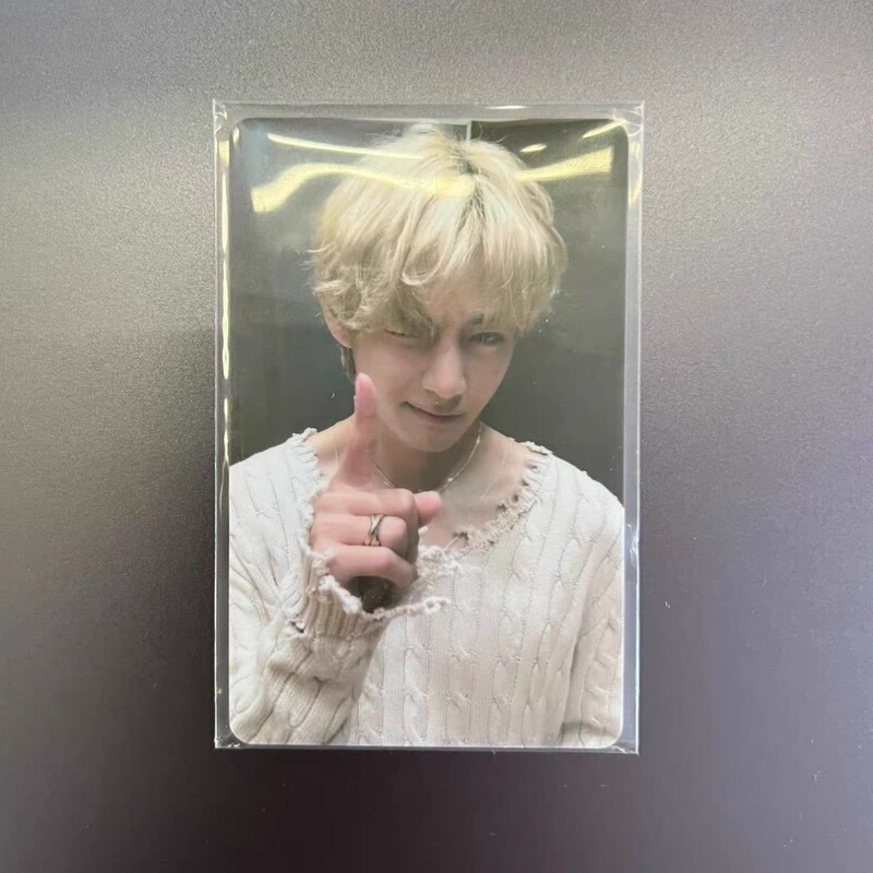 Bts White Shirt Taehyung Photo Card Official Free Shipping in Stock Korean Boy Group Merchandise Brand New