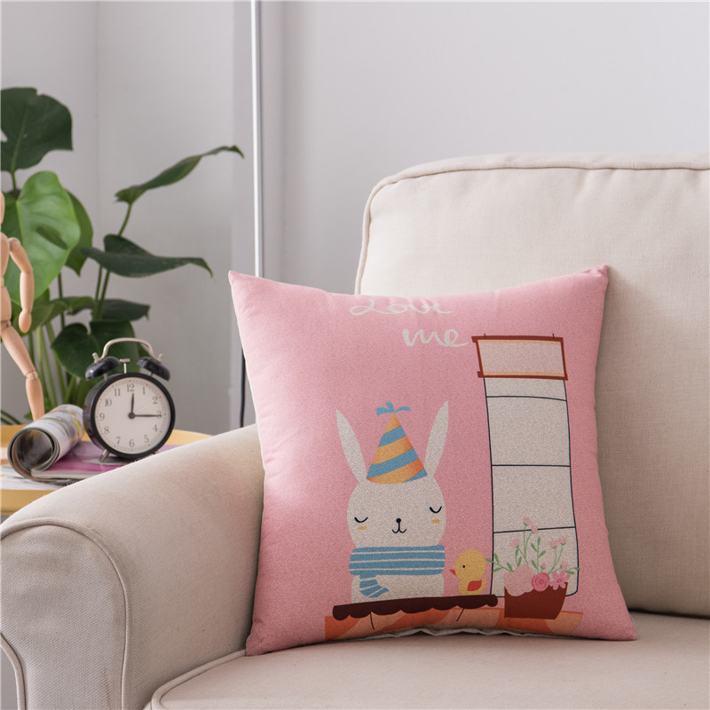 Phim hoạt hình gối văn phòng gối tựa lưng gối lõi tay áo đệm thắt lưng sofa đệm xe đệm gối và chăn 2 trong 1